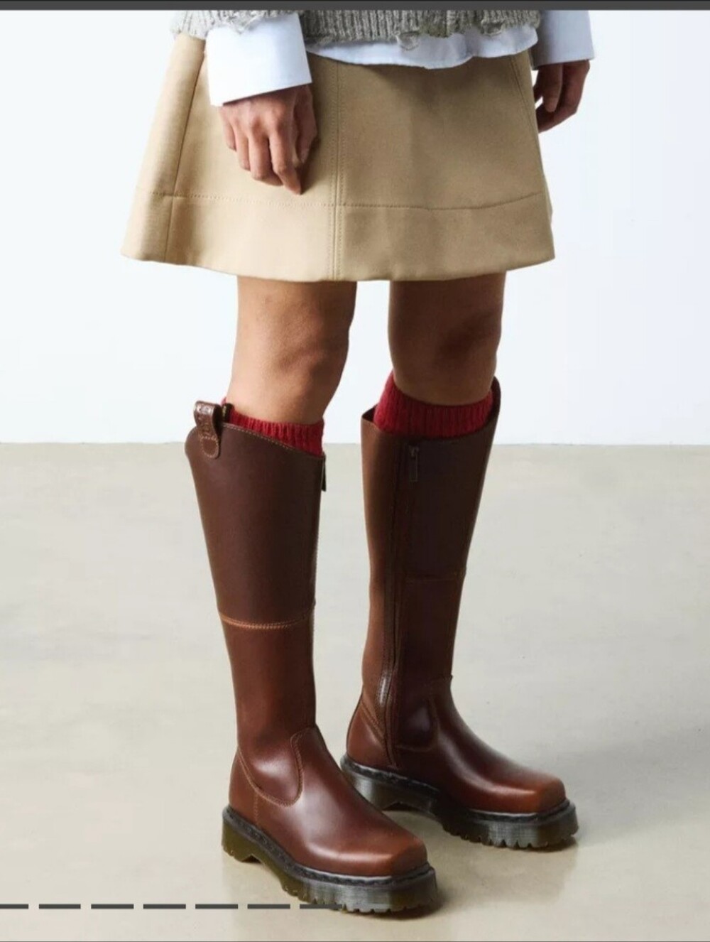 Dr. Martens Amaayah  Women's Knee High Leather Boots ‐ Size 7